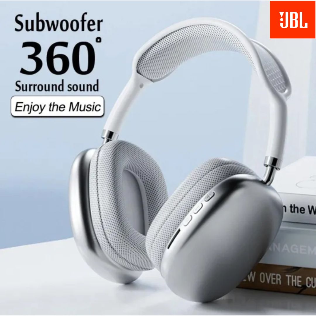 JBL I12 Foldable Wireless Bluetooth Headphones with Stereo Sound & Built-in Mic