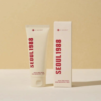K-SECRET SEOUL 1988 Cream : Snail Mucin 93% + Rice -100Ml