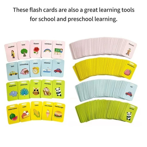 Animal Sounds Flash Cards â€“ 112 Cards, 224 Sounds, Educational Learning Toy for Preschool Kids