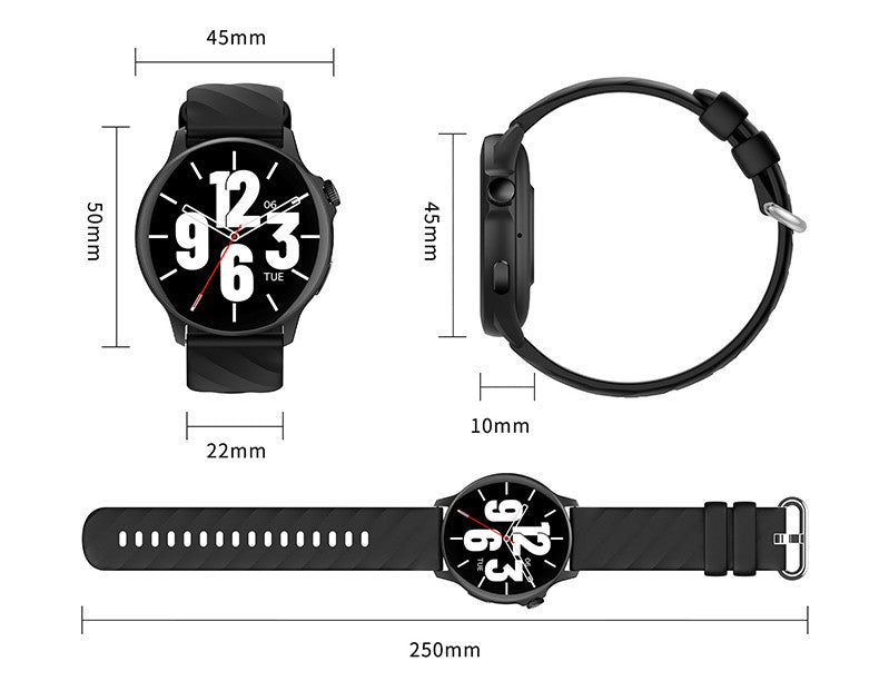 YESIDO IO29 1.39-inch Round Screen Bluetooth-compatible Call Smart Watch Health Monitor Sports Tracker