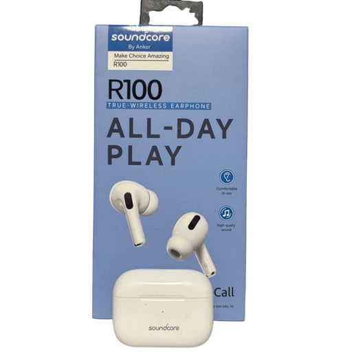 Soundcore R100 True Wireless Earbuds – Bluetooth 5.0, Deep Bass, Charging Case
