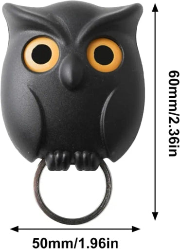Adhesive Wall Mounted Key Holder Keychain [Owl Shaped]