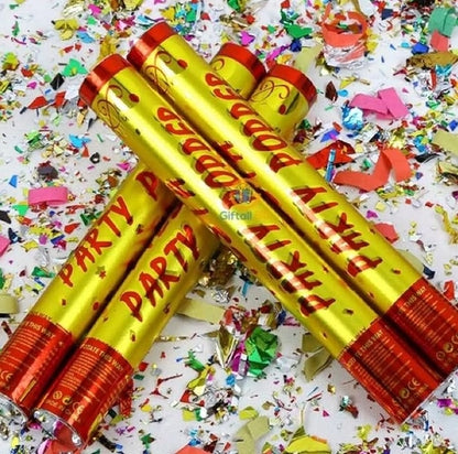 Birthday Party Confetti Popper Small for Any Party