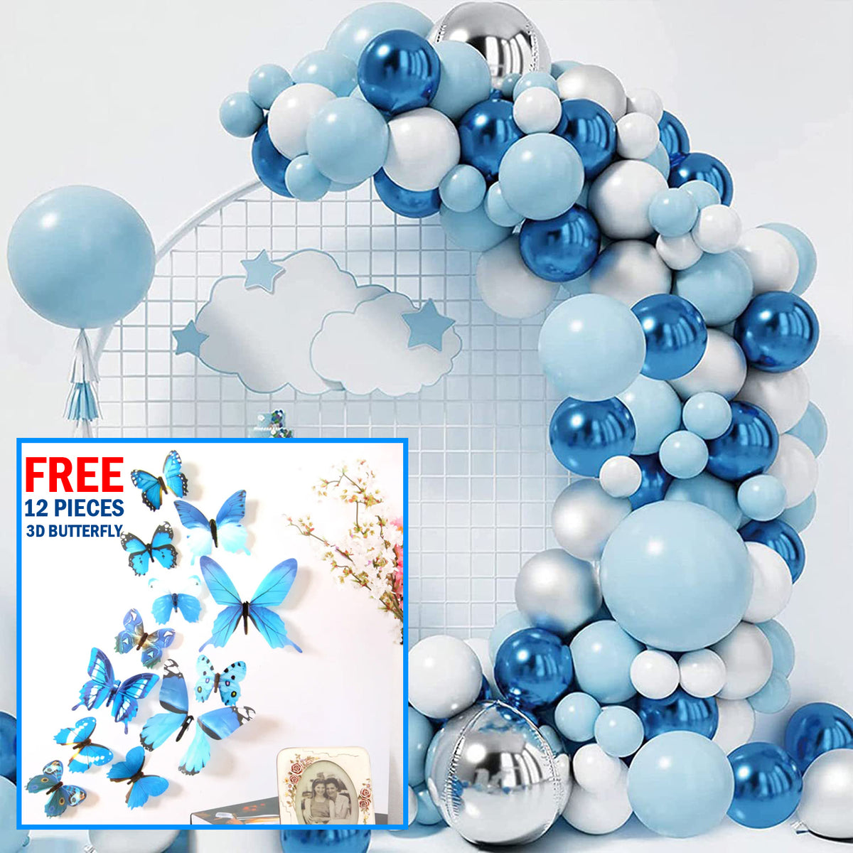 Complete Set 153 Pcs Mega Pack Balloon Arch Garland Kit Multicolor Macaron Balloons Wedding Birthday Party Decoration balloons Garland Birthday celebration party decoration pink balloon theme 158 pcs Full set