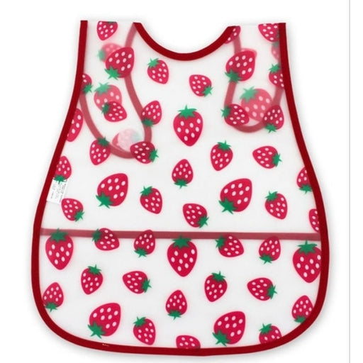 Adjustable Baby Bibs EVA Plastic Waterproof Lunch Feeding Bibs