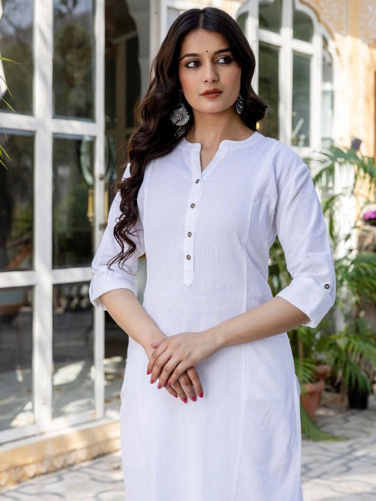 Women Regular Pure Cotton Kurta with Palazzos