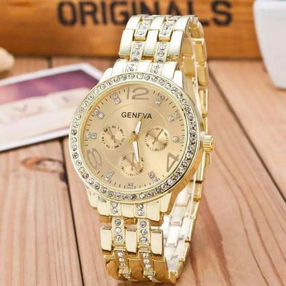 GENEVA Luxury Ladies Women Fashion Watches