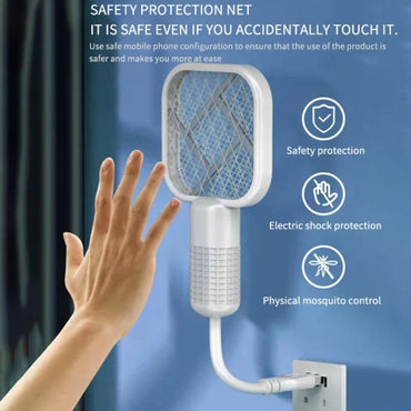 Electric Fly Swatter, USB Mini Mosquito Swatter, Portable Fly Killer, Electric Insect Killer