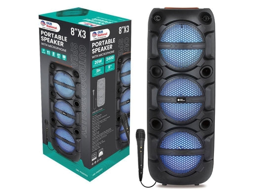 Our National Portable Speaker with Microphone