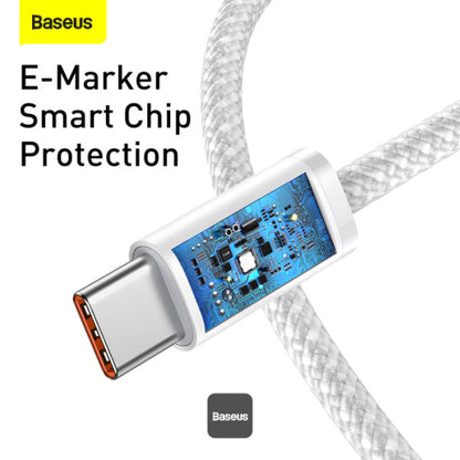Baseus Dynamic Series Type-C to Type-C Cable - 100W PD Fast Charging & 480Mbps Data Transfer, Nylon Braided 1M
