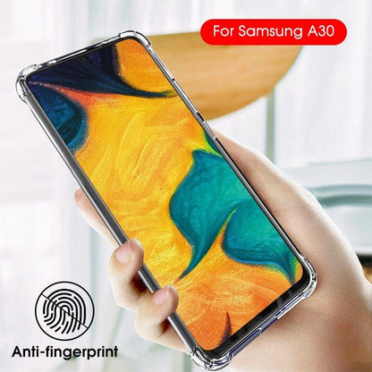 Galaxy A10 Airbag Bumper Shockproof Hard Clear Transparent Case