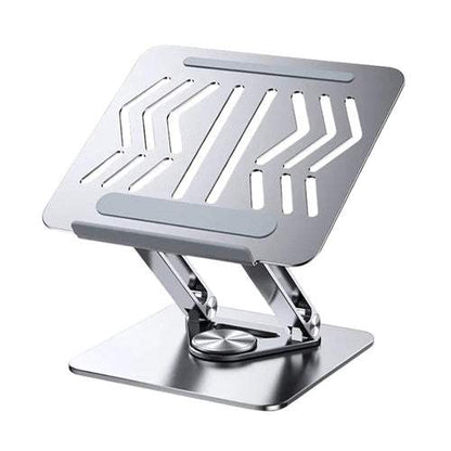 Rtako RS-CP84 Adjustable Laptop Stand / 360° Rotating Base / Dual-Level Height Adjustment / Enhanced Cooling Design / Non-Sli