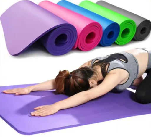 Outtobe Extra-Thick Non-Slip Yoga Mat, Perfect for Yoga, Pilates, and Floor Exercises