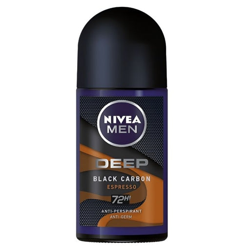 NIVEA Deep Black Carbon Deodorant - 50Ml
