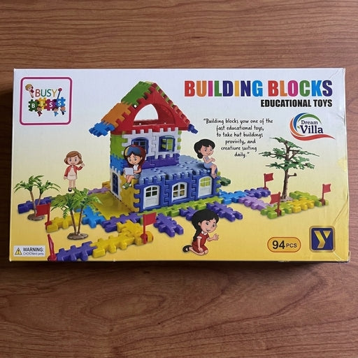 Dream Villa Building Blocks Set with Trees (94Pcs) Educational Toys Home Building Set