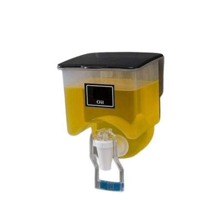Wall Mounted Oil Dispenser Transparent Liquid Seasoning Tank