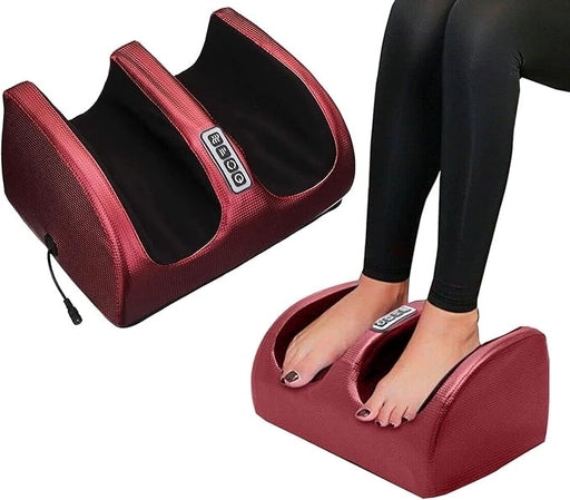 Electric Foot Massager with Shiatsu Kneading and Heat Therapy, Calf Leg Pain Relief, Spa-Quality