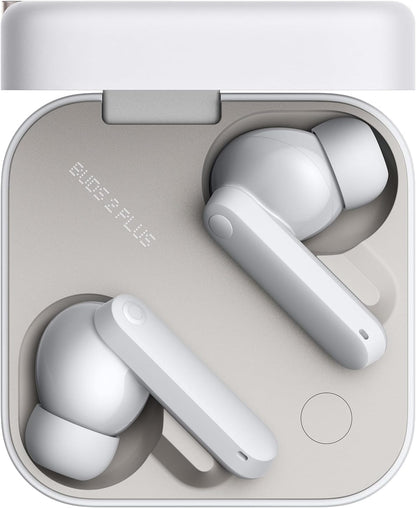 CMF Buds 2 Plus Wireless Earbuds Adaptive Noise Cancelling, Hi-Res Audio Bluetooth Headphones, 12mm Drivers for Deep Bass, 50