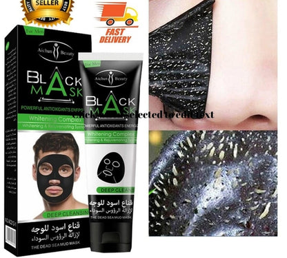 Skin Care - Aichun Black Mask Nose Blackhead Remover Peel off Facial Mask Acne Treatment Collagen