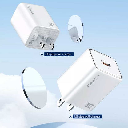 LDNIO 30W US Single USB PD Fast Charger - A1508C