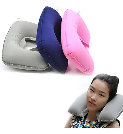 Super Soft Travel Neck Pillow Kit Random Colors