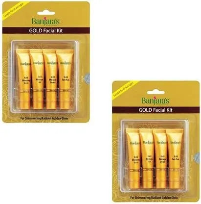 Banjaras Gold Facial Kit Dark Spots Pigmentation Cream Radiant Golden Glow Face