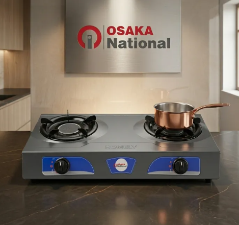 Infrared Gas Cooker Glass Top Double Burner ( 85% Energy Saving)