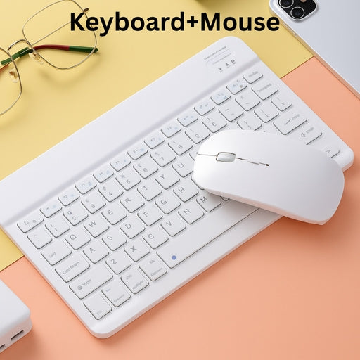 Ultra-Slim Wireless Keyboard & Mouse Combo – Portable Bluetooth Set for IPad, Tablet, Laptop & PC