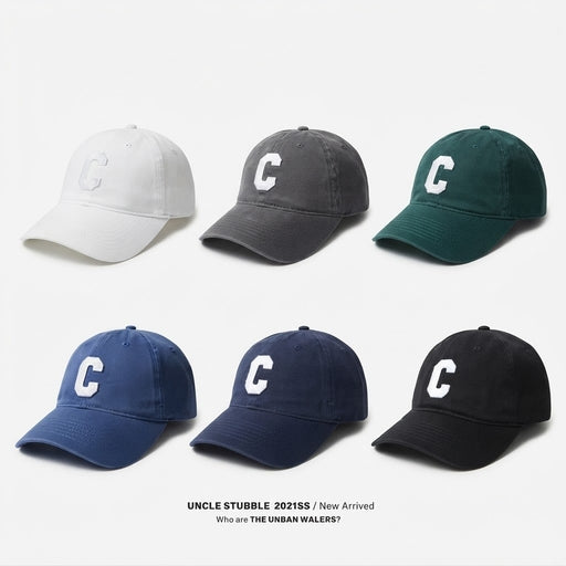 Classic Cotton Baseball Cap – Letter “C”