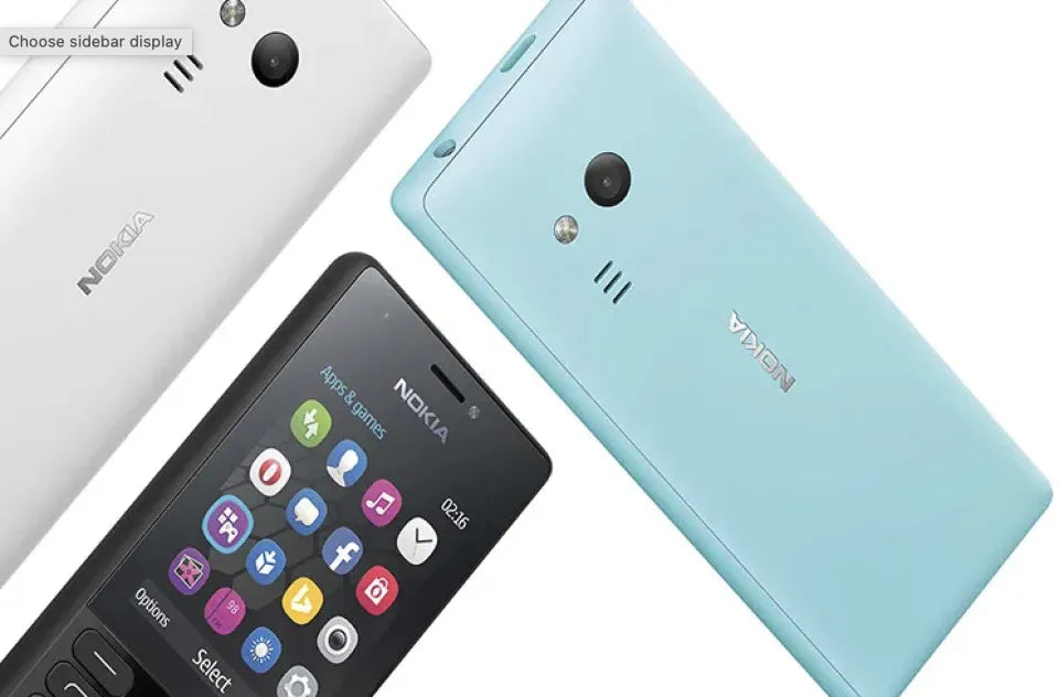 Nokia 216 Mobile Phone: 2024 Dual SIM Button Phone with Video Playback & FM Radio