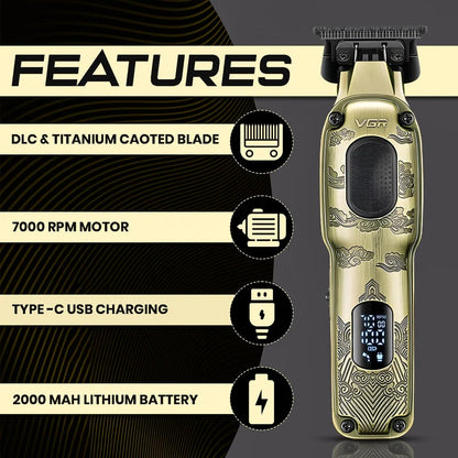 VGR V-954 Professional Cordless Hair Trimmer For Men