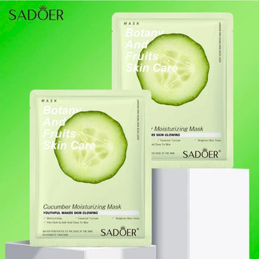 SADOER Plant Mask Series Facial Mask Sheets - Suitable for All Skin Types, for Men & Women