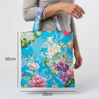 Marl Pocket Zippered Tote Bag
