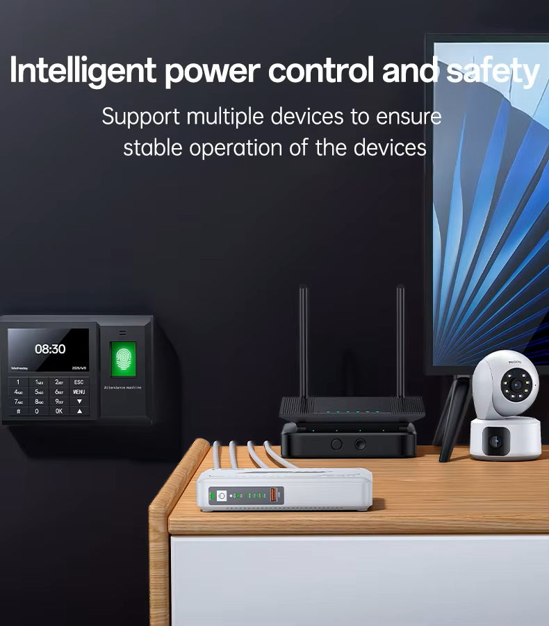 Yesido Mini DC UPS 8800mAh 7H Battery EU/UK/US Standards DC UPS Uninterruptible Power Supply YP74K
