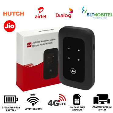 JIO MF680S 4G Pocket Router | Unlocked for All SIMs | Fast, Portable & Reliable WiFi Anywhere