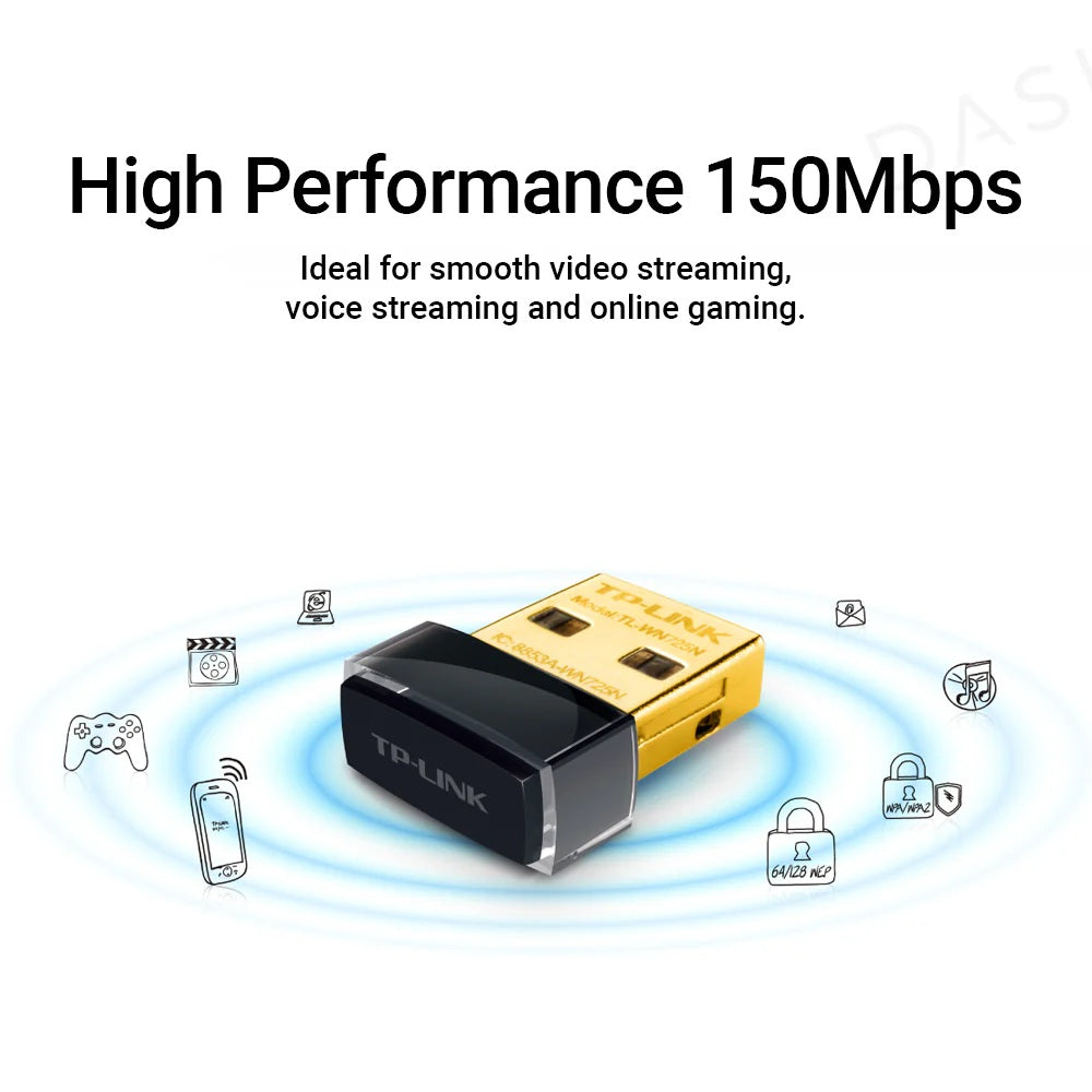 TP LINK TL-WN725N 150Mbps Wireless N Nano USB Adapter