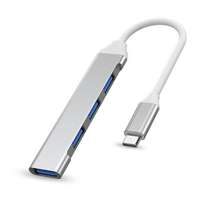 USB Type-C Hub Aluminum 4/8 Port USB 3.0 2.0 High-Speed 5Gbps Adapter