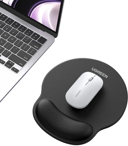 UGREEN 25245 Ergonomic Mouse Pad with Wrist Rest Support, Slow Rebound Memory Foam Mouse Mat, Typing Pain Relief, Desk Pad wi