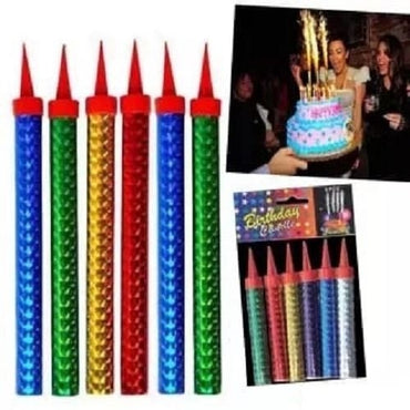 Sparkling Fountain Birthday Candle 6Pcs/pack
