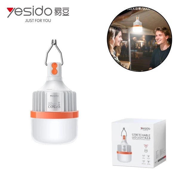 Yesido DH16 Extendable 60W Cool White LED Emergency Light – Rechargeable