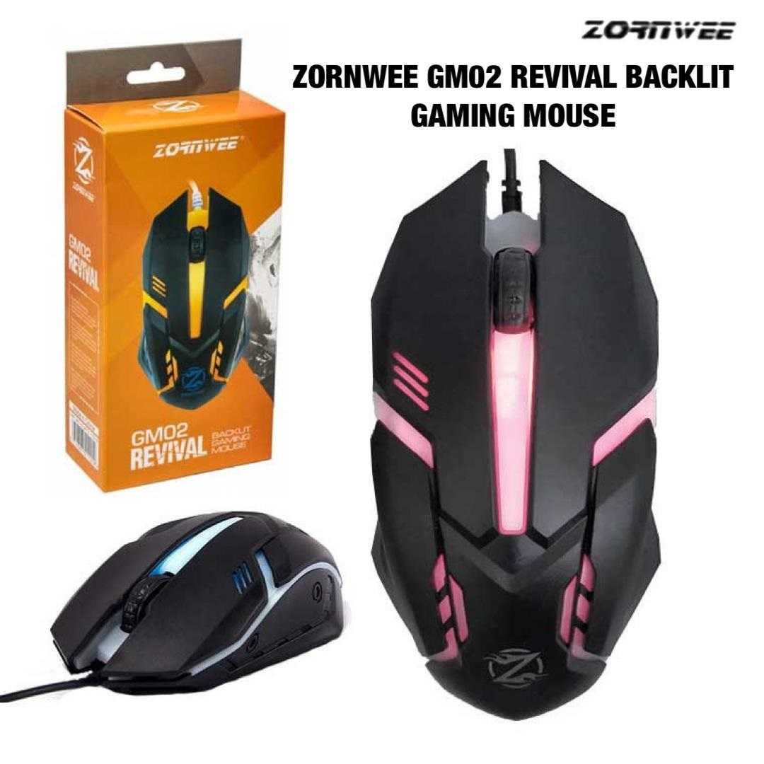 X1 7 Color RGB LED M66 Gaming Mouse ZORNWEE GM02.