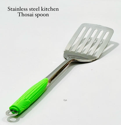 Stainless Steel Slotted Turner with ABS Handle