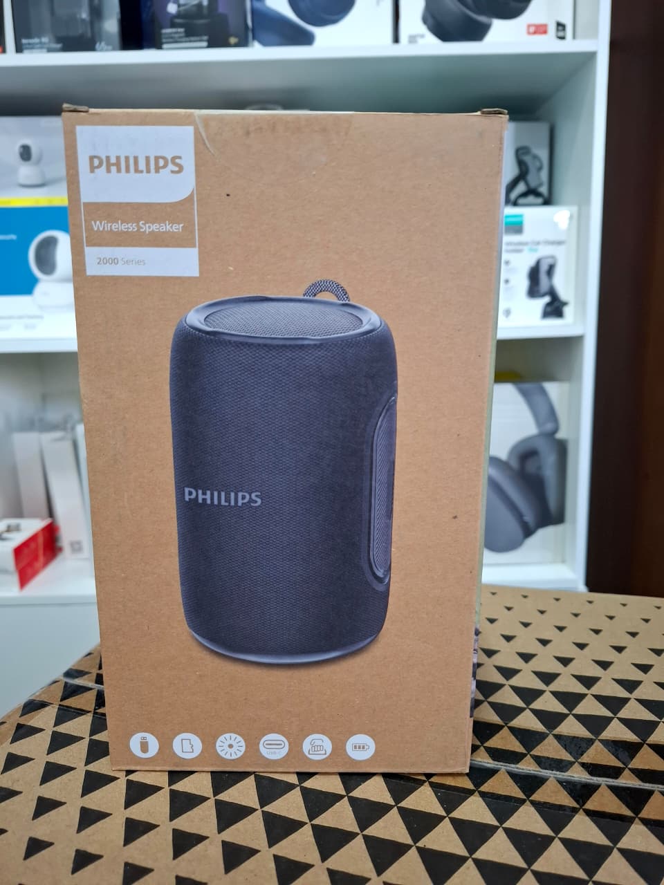 PHILIPS Wireless Speaker – 2000 Series Portable Bluetooth Speaker 10W Powerful Sound