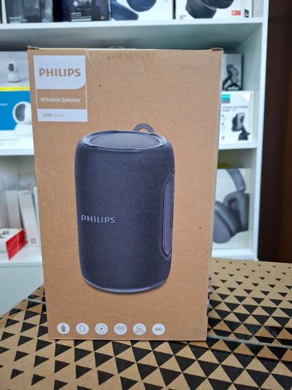 PHILIPS Wireless Speaker – 2000 Series Portable Bluetooth Speaker 10W Powerful Sound