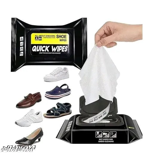 Paper Shoe Cleaning Wipes 80 Pcs