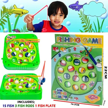Fishing Game Toy with 15 Fishes