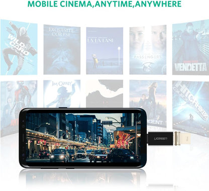 UGREEN Type-C to USB-A OTG Adapter (Black) - 20808