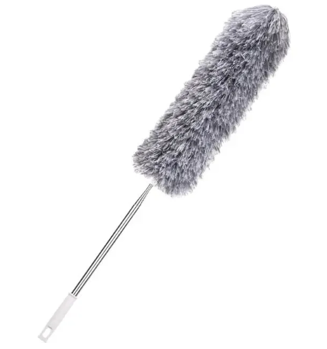 2.5M Extendable Long Handle Feather Duster | Detachable & Washable Microfiber Dust Brush
