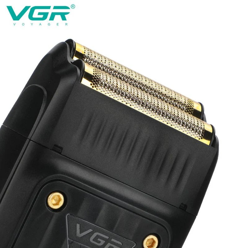 VGR V-363 Professional Ultra-Thin Electric Shaver - Rechargeable Razor for Face Care, Beard Trimmer With Reciprocating Blade, USB Travel Shaver for Men