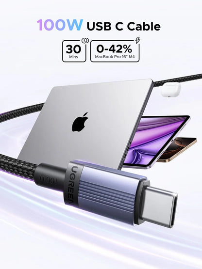 UGREEN 65832 100W USB C to C Cable PD Fast Charging - 1M